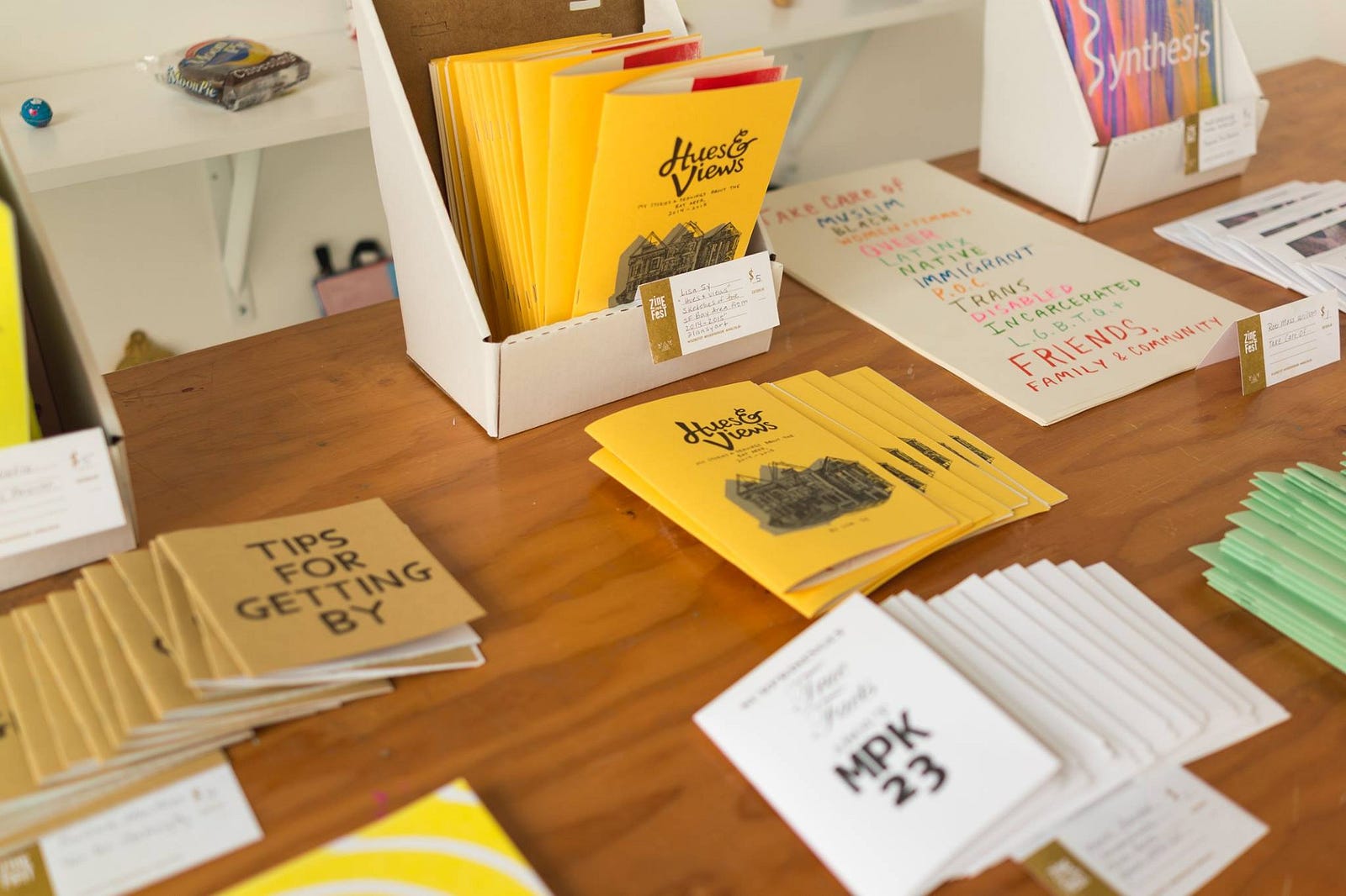Zine festival at the Analog Research Lab